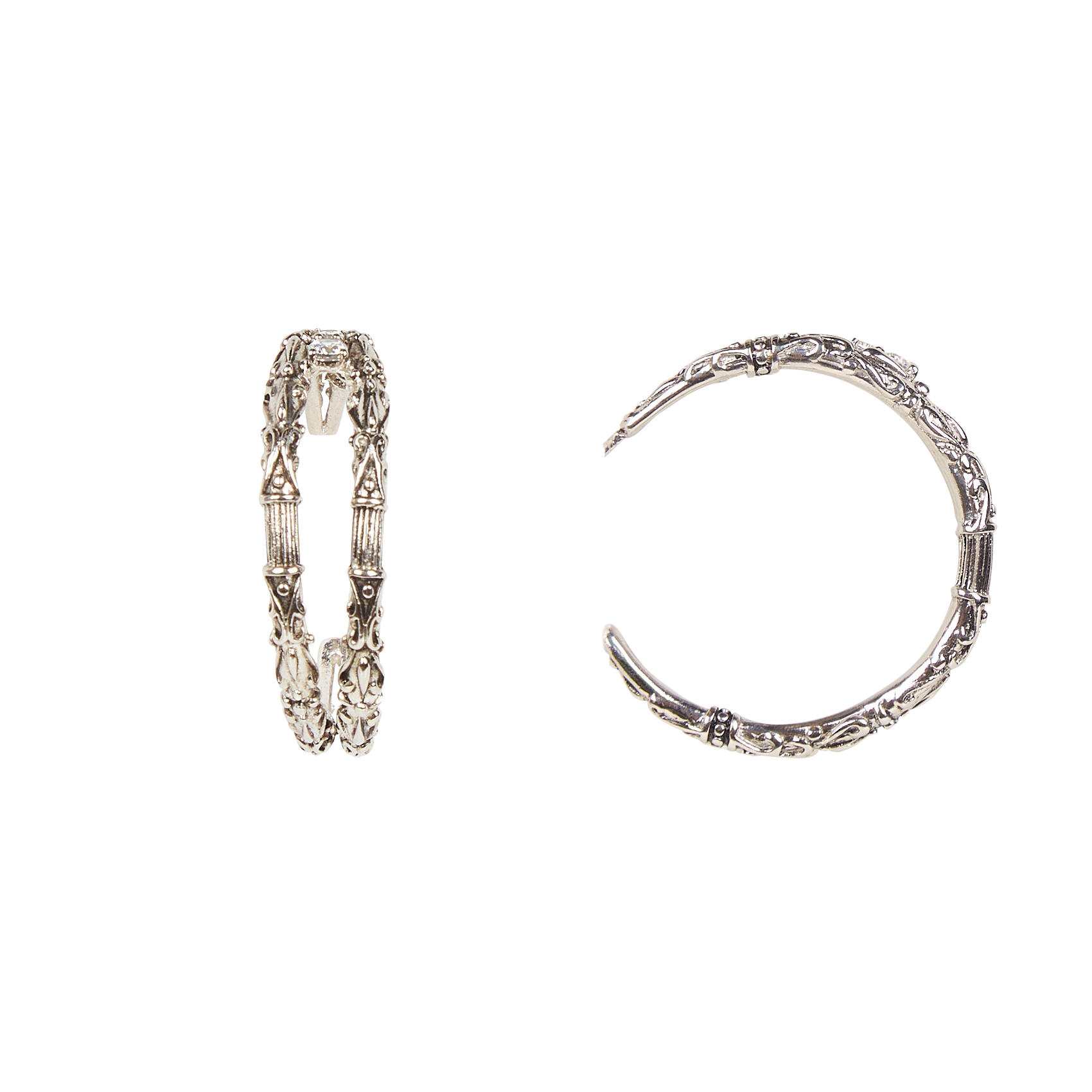 FARETA - Boucles d'oreilles créoles | Argent