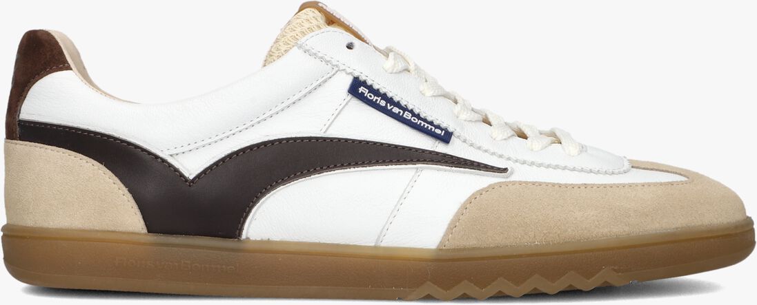 witte floris van bommel lage sneakers sfm-10224 de zaler