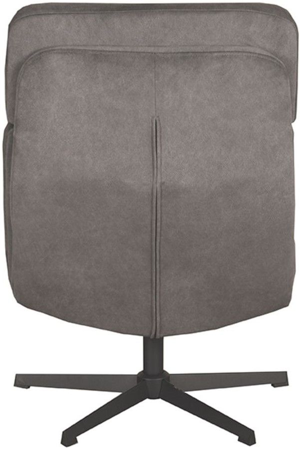 Draaifauteuil Antraciet CH-73.021 Alvar B53 x D57 x H83 cm