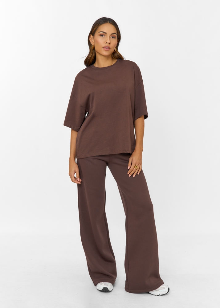 Boxy tee choco