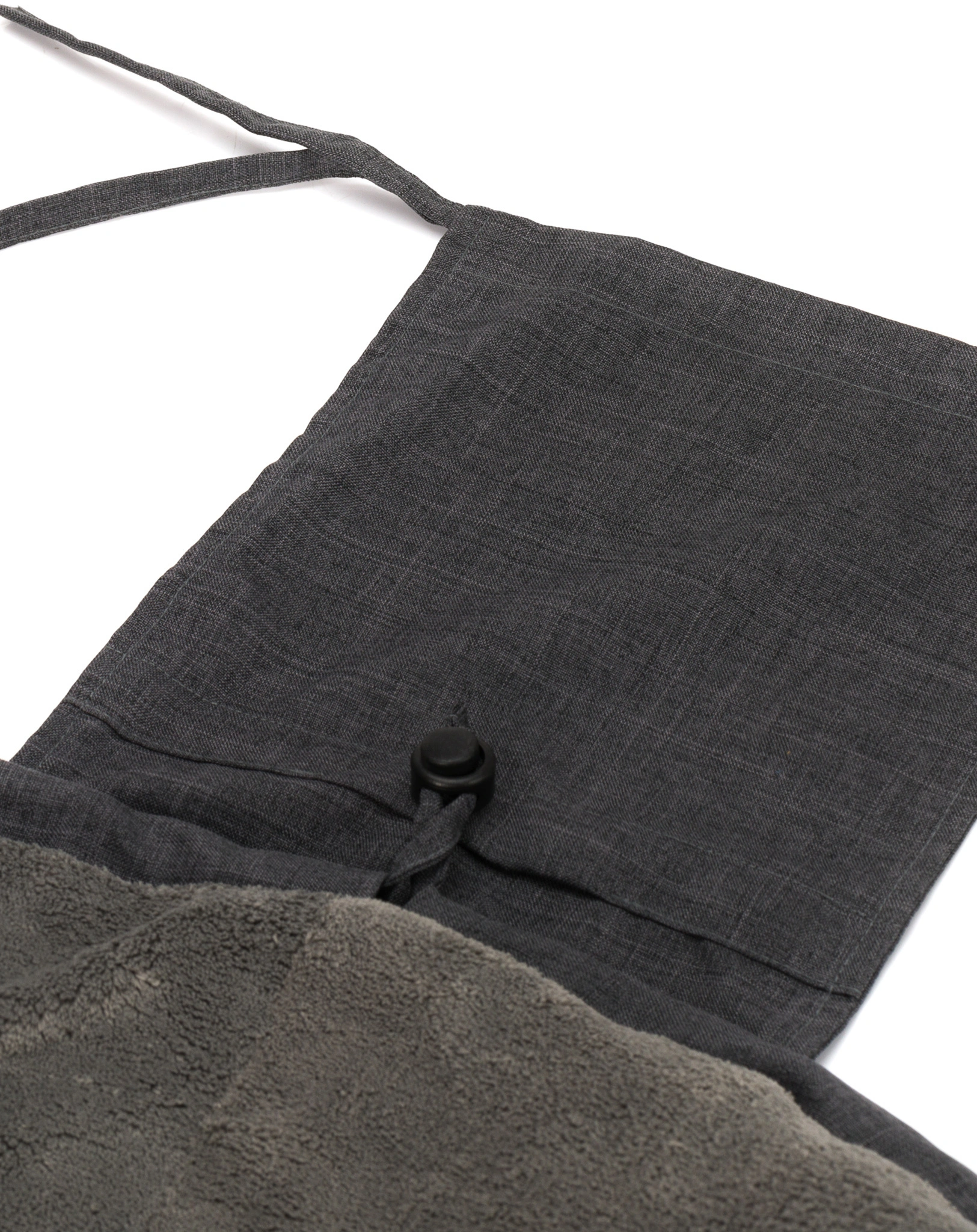 Daunen-Fußsack KIBO in dunkelgrau melange