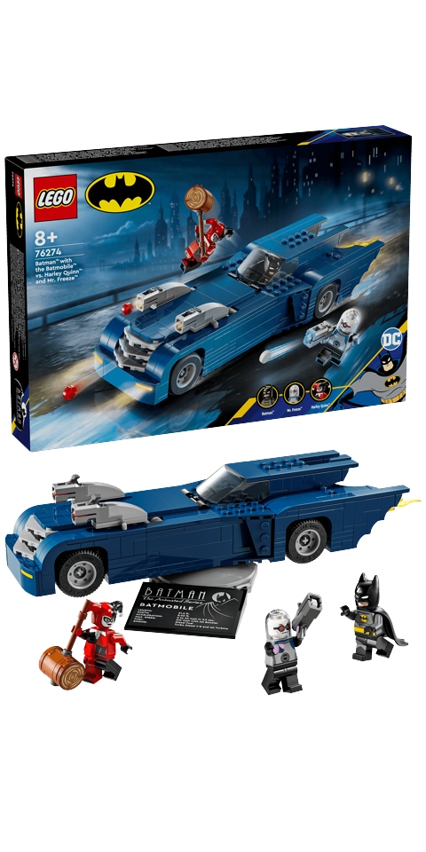LEGO Super Heroes - Batman™ og Batmobile™ mod Harley Quinn™ og Mr. Freeze™ (76274)