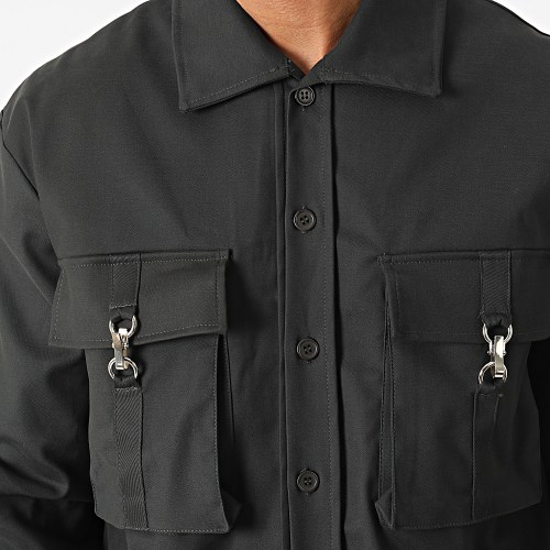 Ensemble Veste Et Pantalon Cargo KL-2070 Kaki Foncé