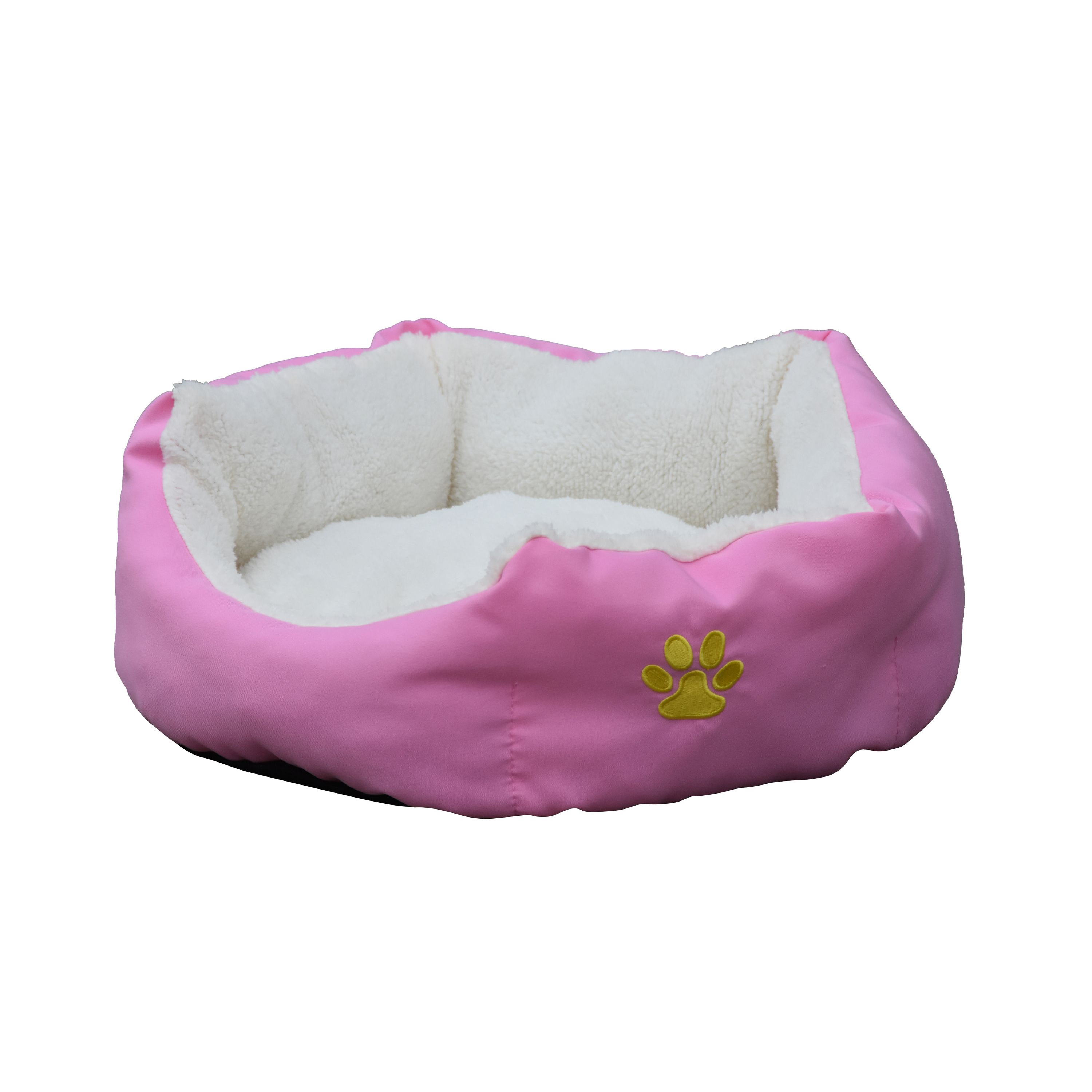 Hundebett Katzenbett PFÖTCHEN M pink