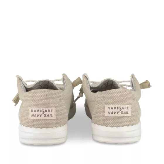 Baskets BEIGE NAVY SAIL