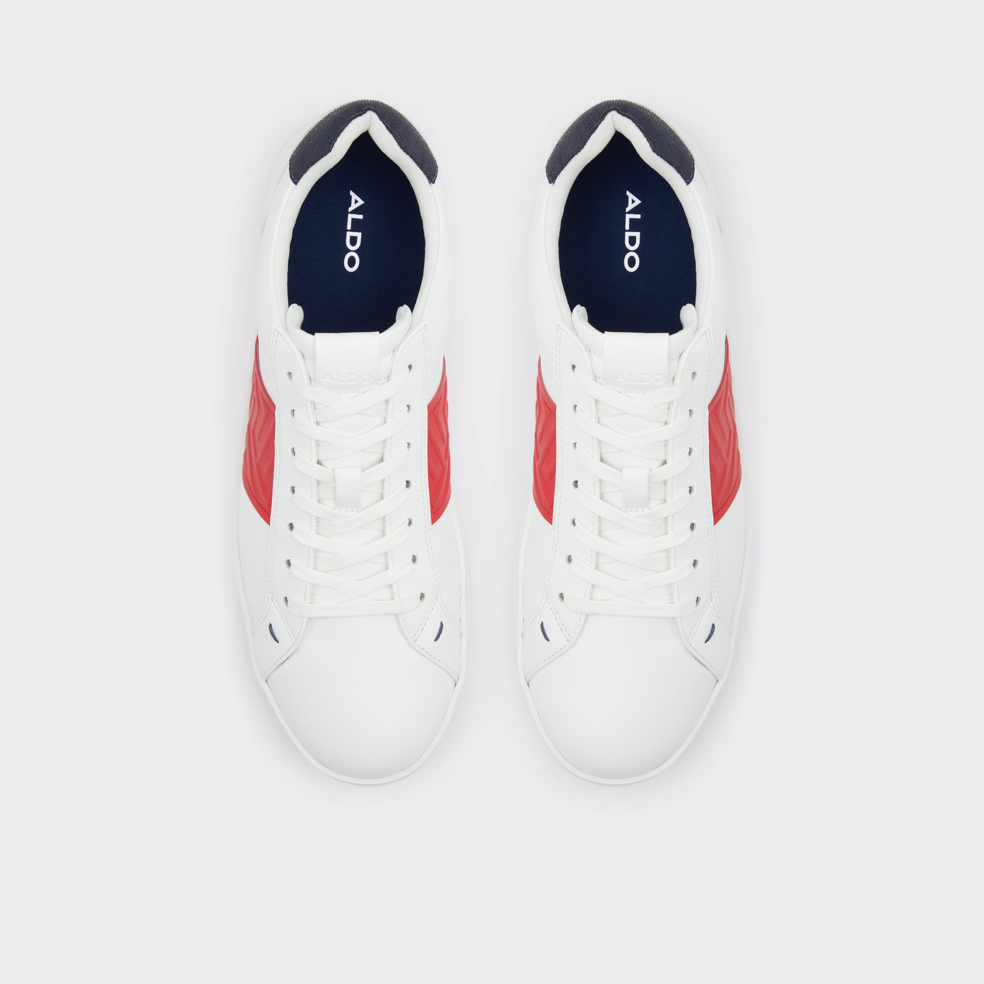 Monospec White Synthetic Smooth Men Low top