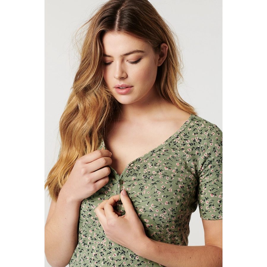Esprit Still t-shirt Real Olive