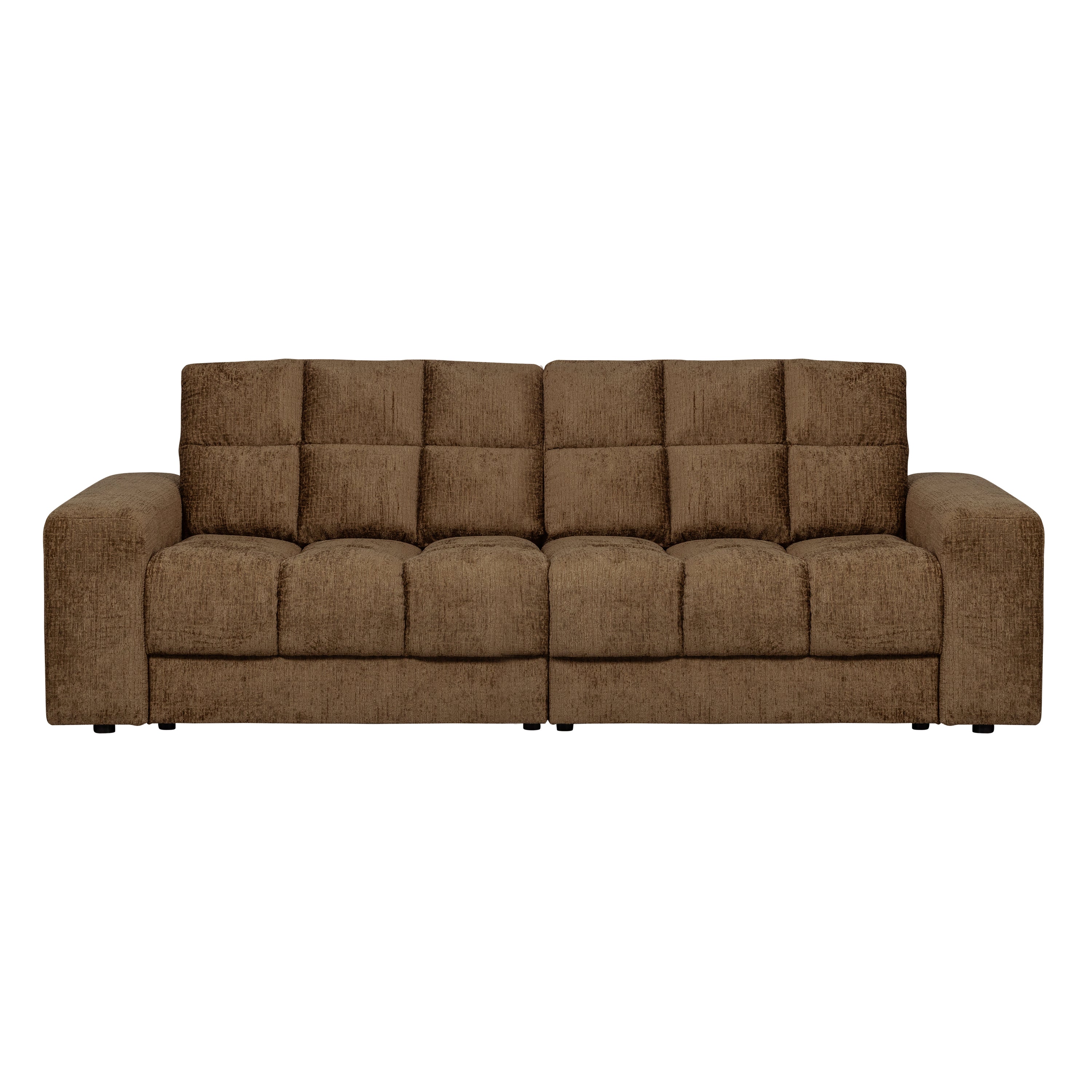 WOOOD Second Date 2-zits Bank - Structure Velvet - Brass