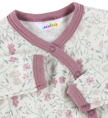 Joha Wickelbody l/ä - Wolle/Bambus - Off White/Rose