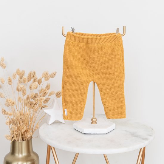 Pantalon Collection P'tit Bisou Trousseau Tricot 2019   Curry        0-1 mois   de               P'tit bisou