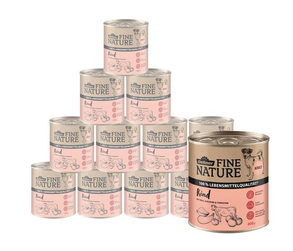 Dehner Fine Nature Nassfutter für Hunde