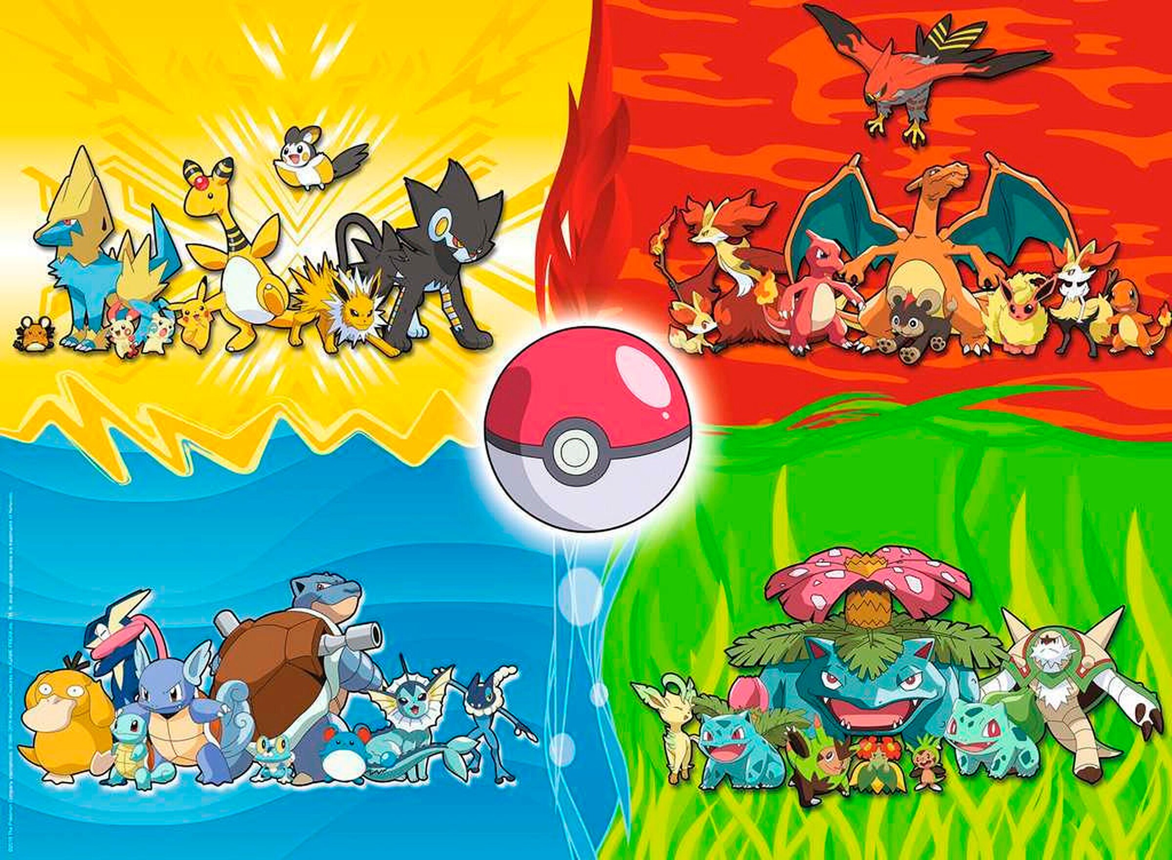 Ravensburger Pokémon Typen