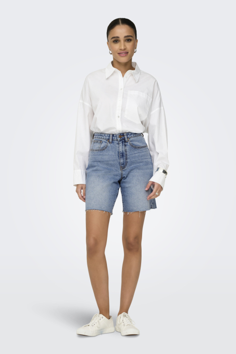 Only blauwe dames korte broek