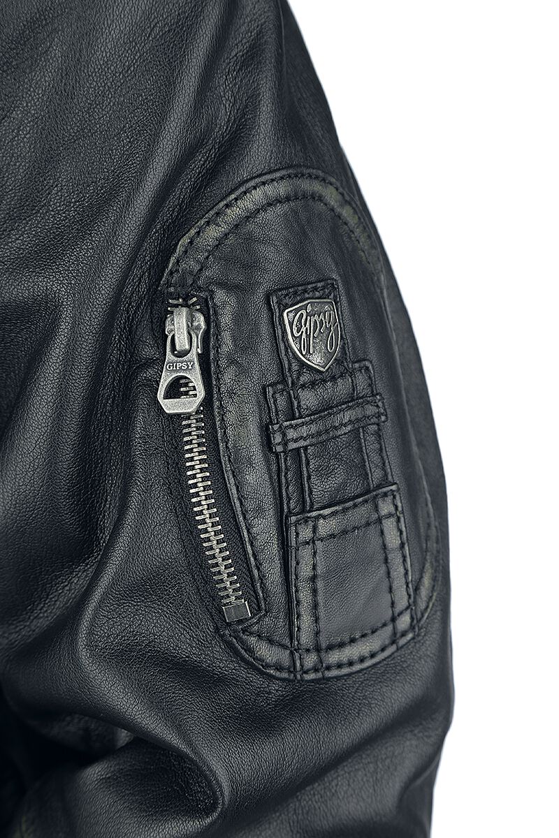 Maic Slim Fit LROV W | Gipsy Veste en cuir