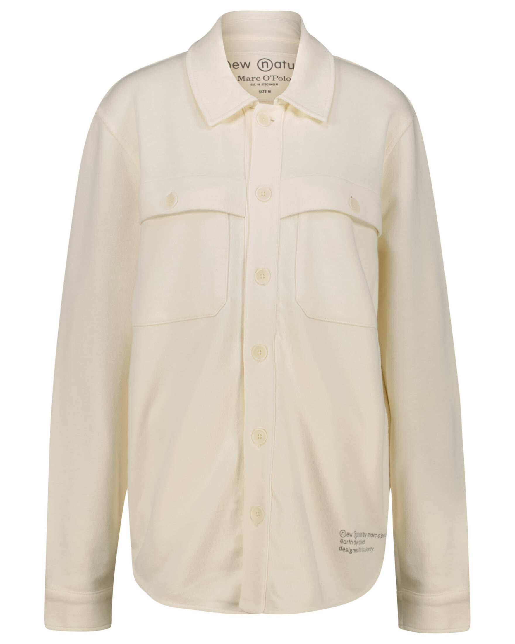 Marc O'Polo| Herren Overshirt MINERAL-DYE-SWEAT-OVERSHIRT