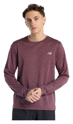 Maillot manches longues New Balance Athletics Rouge Homme