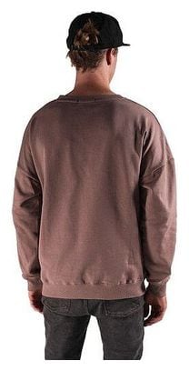Sweat Title Crew Marron Chocolat