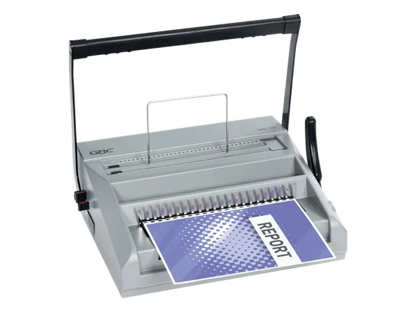 GBC MB20 MultiBind Heavy Duty Comb og Wire indbindingsmaskine, kapacitet 270 A4-ark Grå