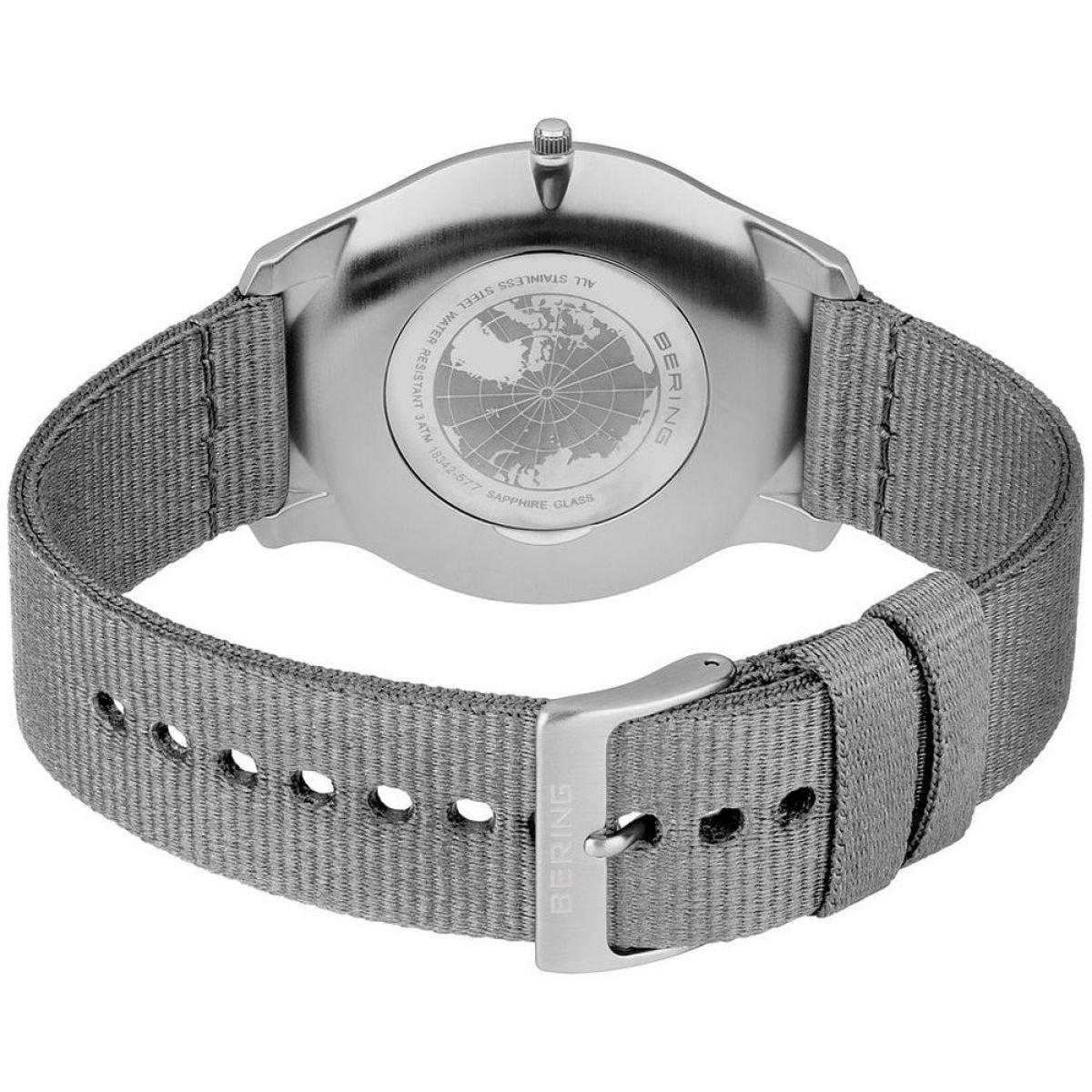 Bering Ocean Ultra Slim Silver Watch