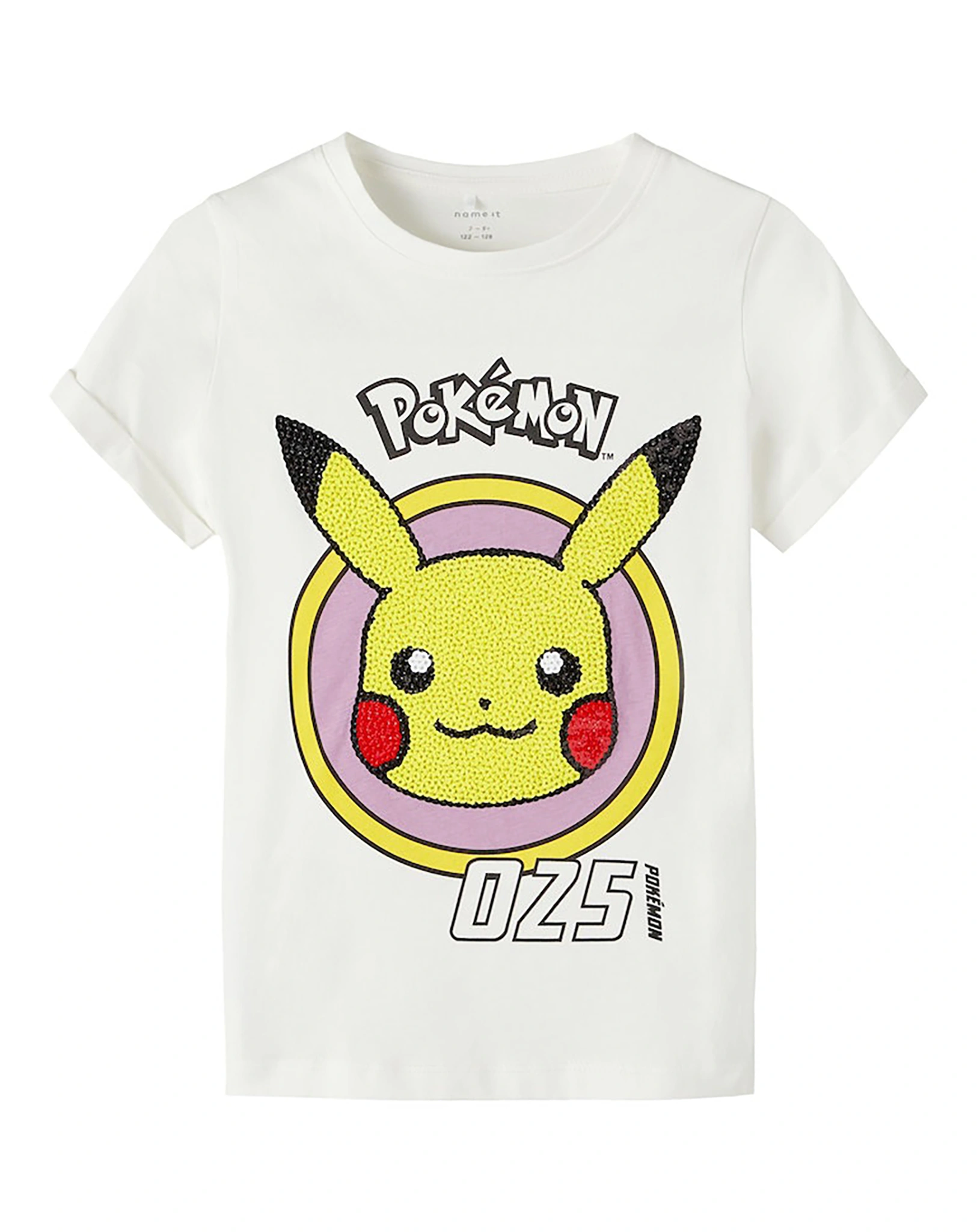 T-Shirt NKFJUNNA POKEMON in white alyssum