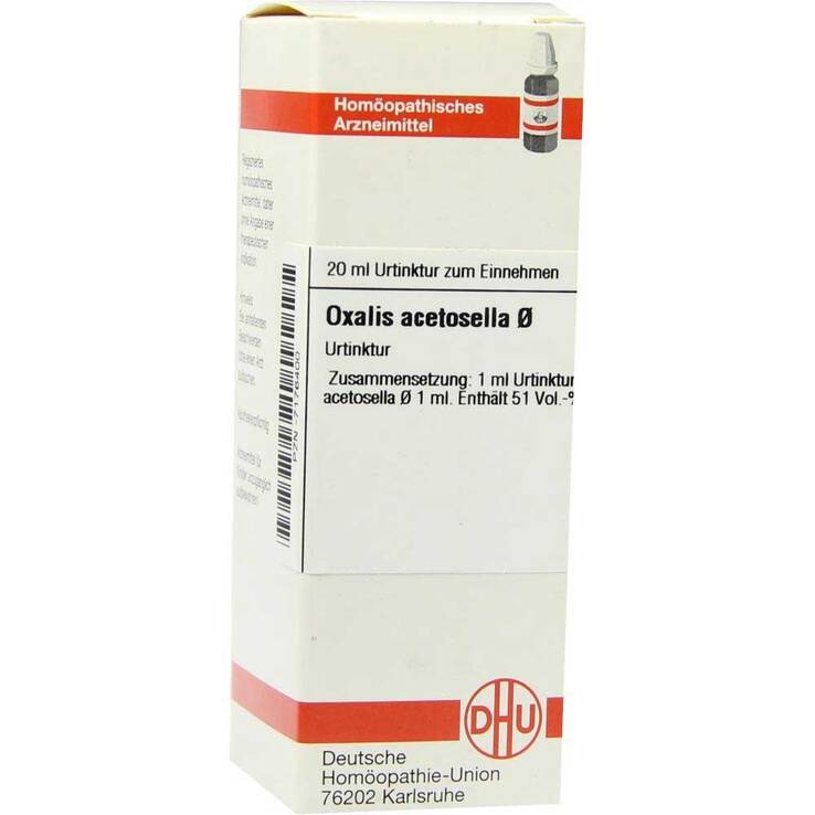 DHU Oxalis Acetosella Urtinktur, 20 ml
