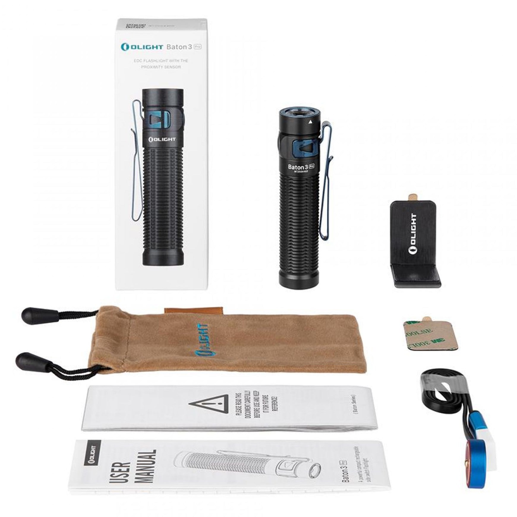 Olight Baton 3 Pro Lommelykt 1500 lm