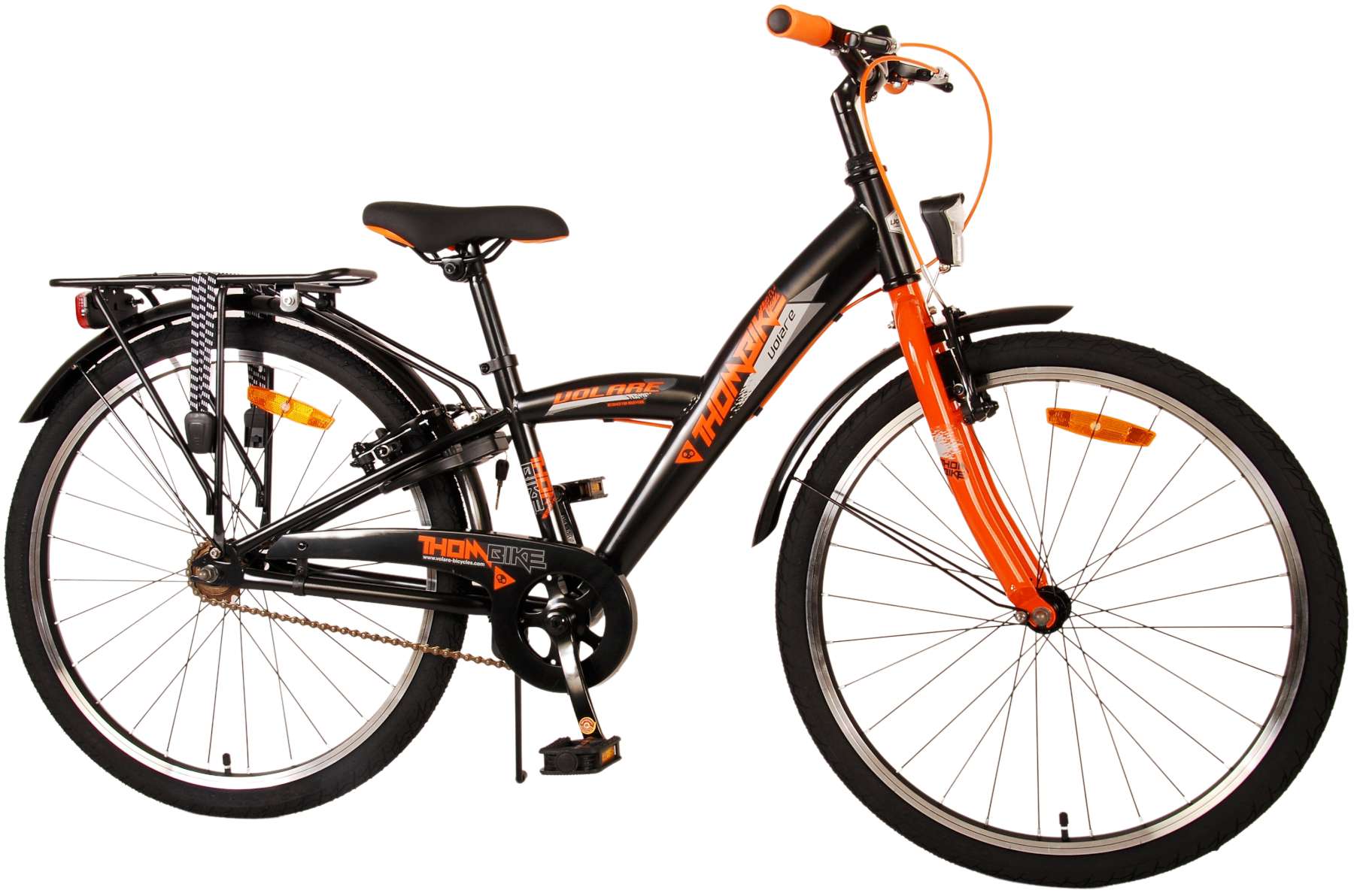 TPFSports Thombike Kinderfahrrad - Jungen - Rücktritt + Handbremse - 24 Zoll - Blau