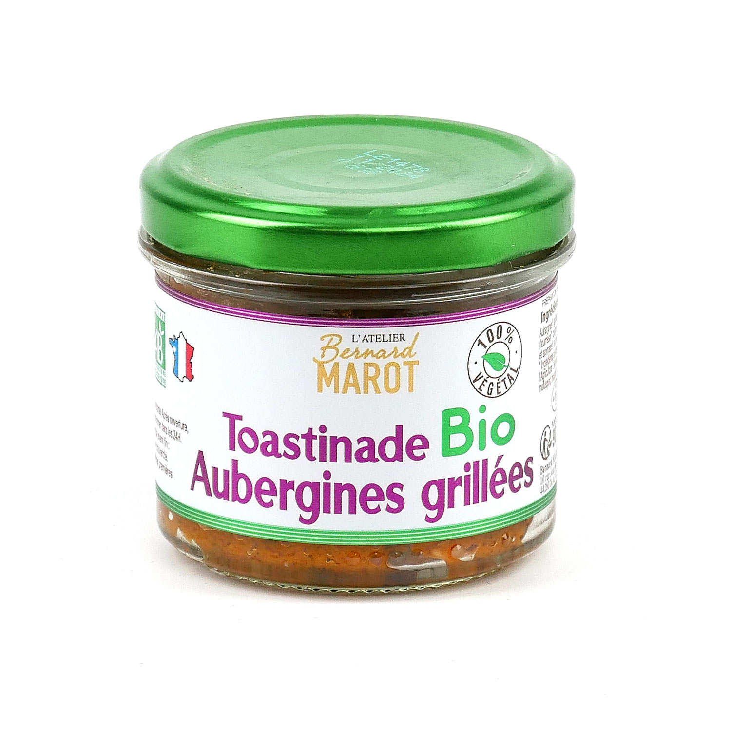 Caviar d'aubergines grillées bio