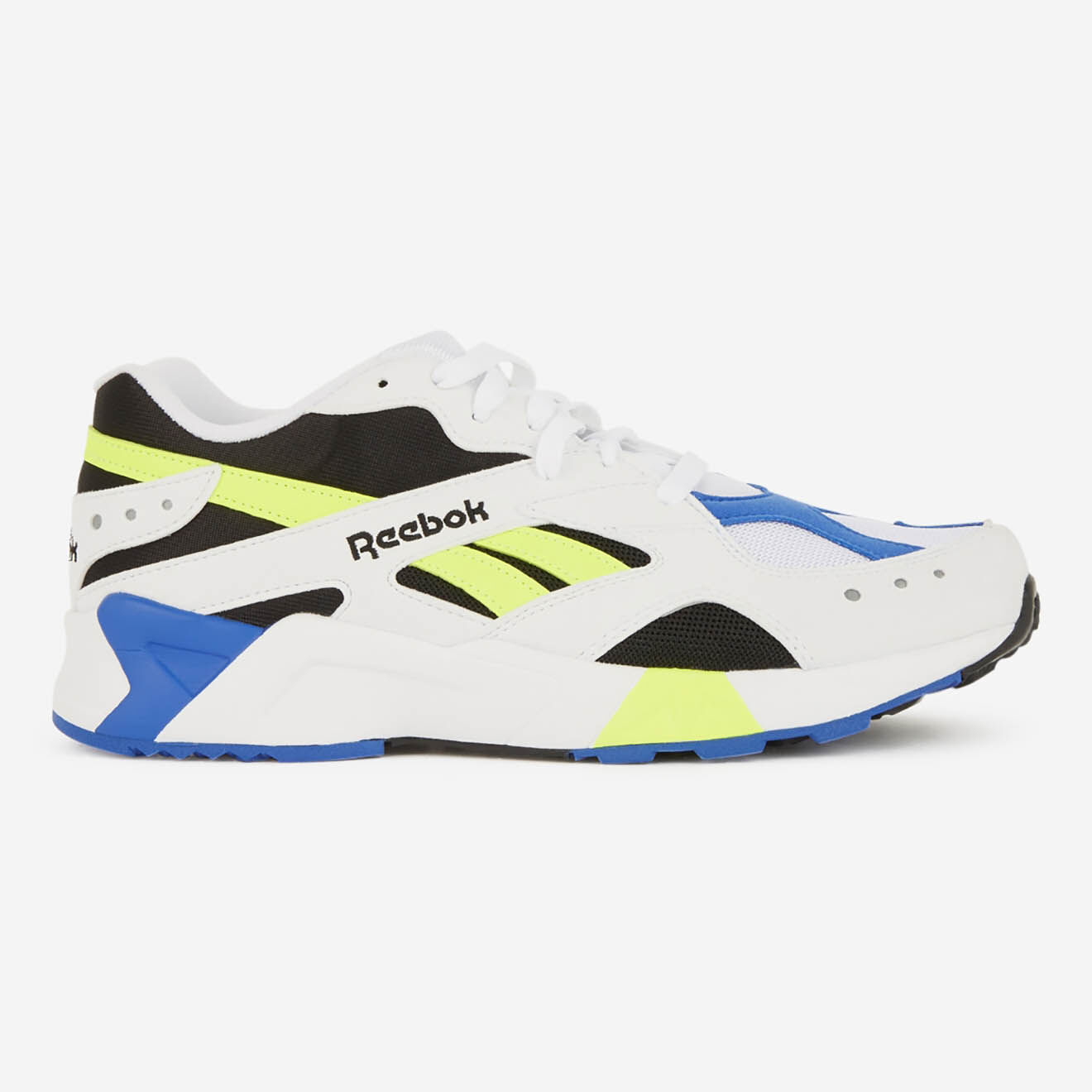 Reebok Baskets en mesh Aztrek blanc/noir/jaune