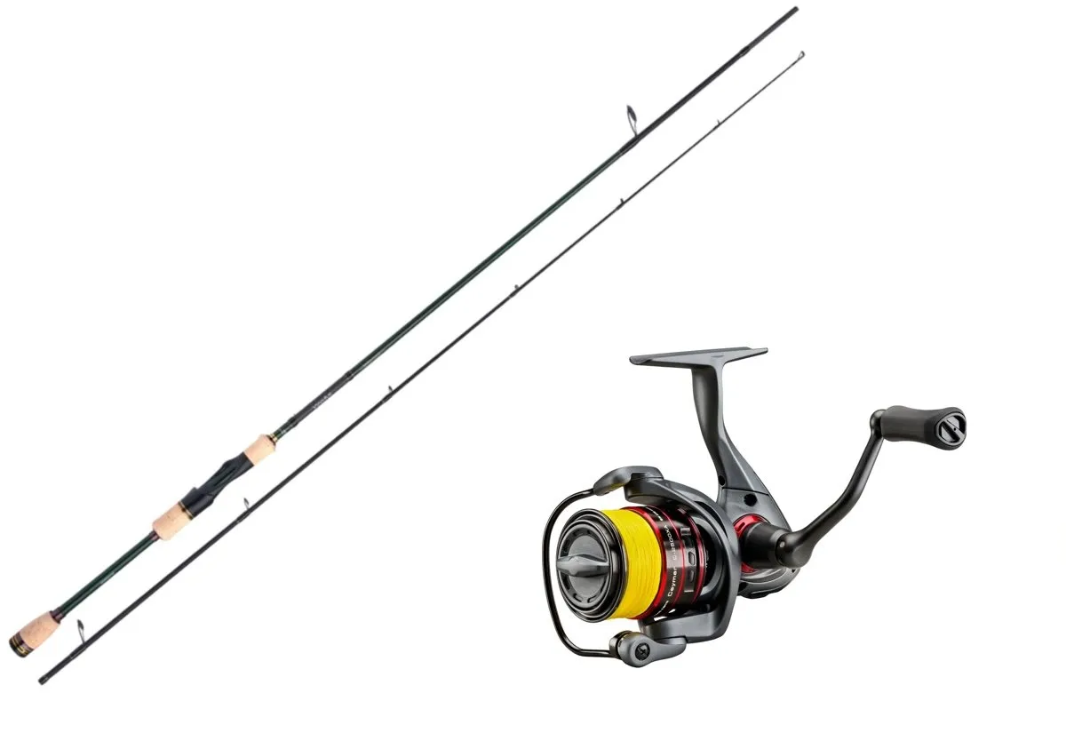 Shimano Sahara Spinning Cork 9´10 7-35g/Okuma Ceymar Spinning Spooled 2500a