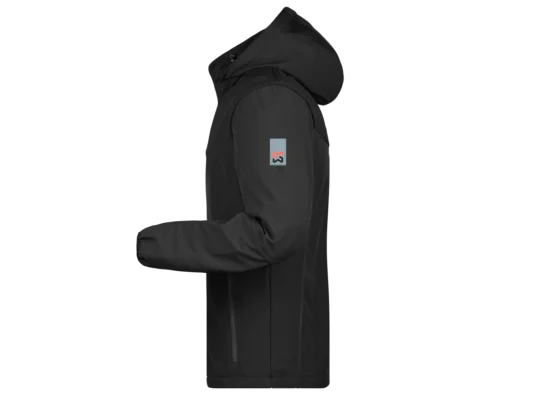 Veste Softshell de travail Stretch X Würth MODYF noire