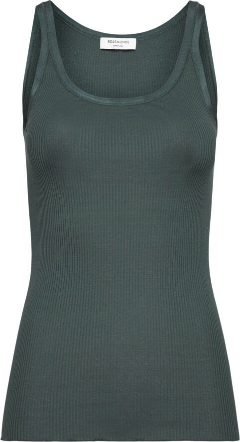 Rosemunde Belle Silk top w/ elastic band Sea moss