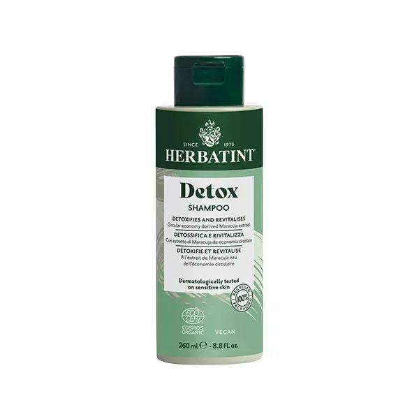 Herbatint Shampooing Detox Détoxifiant Et Revitalisant 260 ml