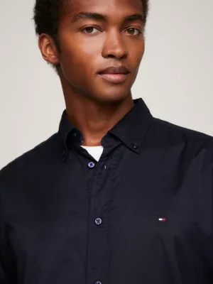 Camisa TH Flex de algodão popeline