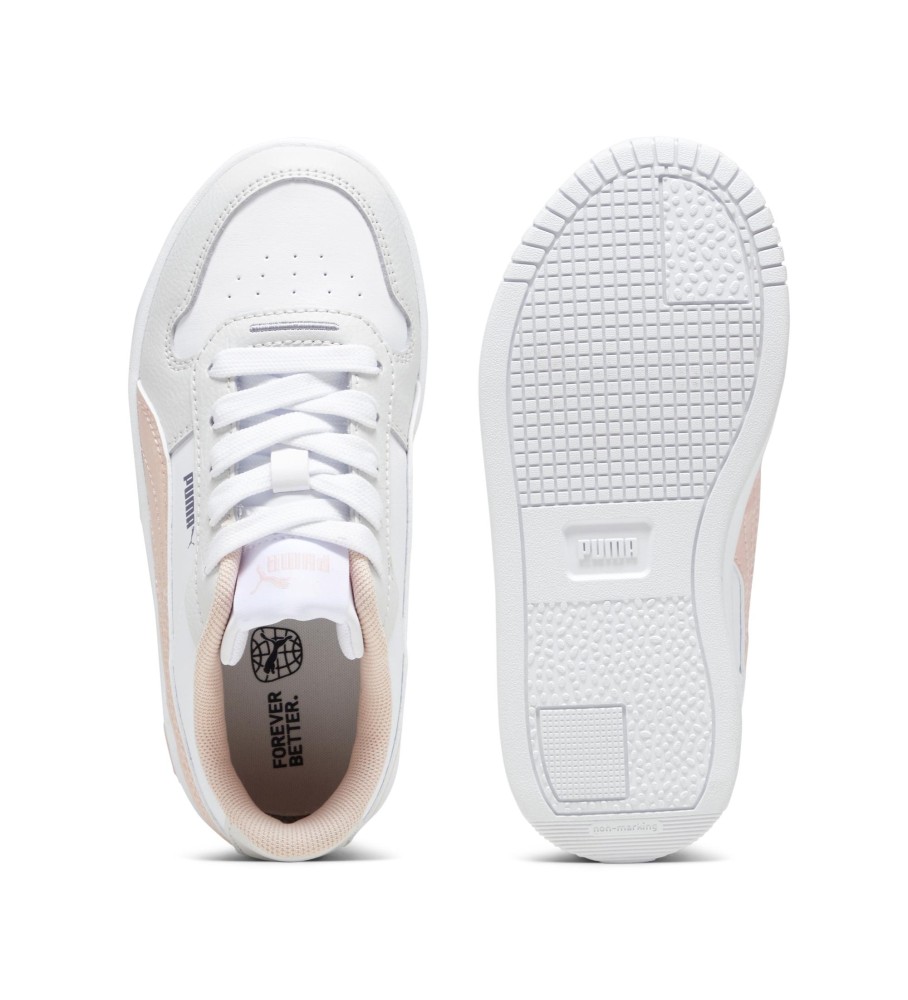 Tênis Puma Carina Street de couro, branco