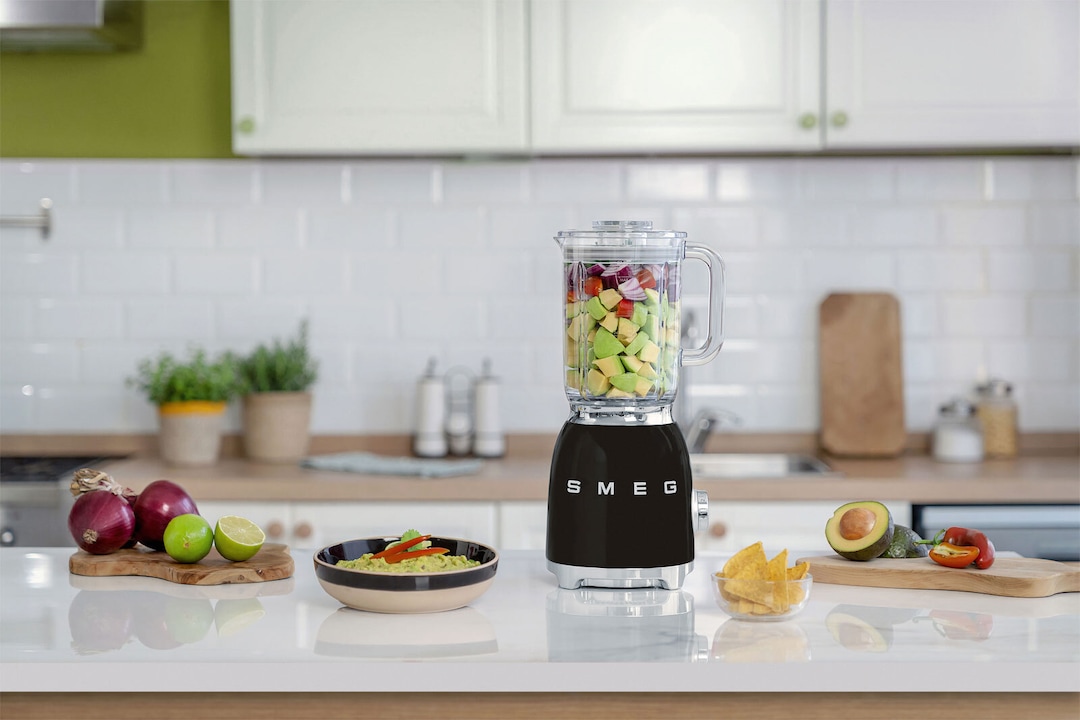 SMEG Standmixer 50´s Style 1500 ml Schwarz