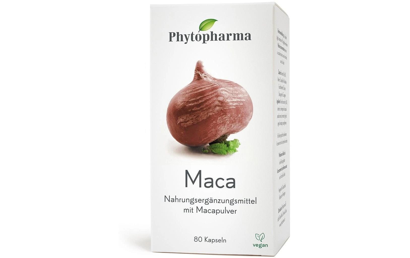 Maca 80 KapselnVegane Nahrungsergänzung