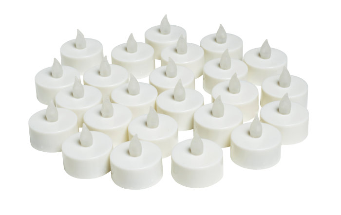 LED-fyrfadslys med flakkende lys 24 stk.