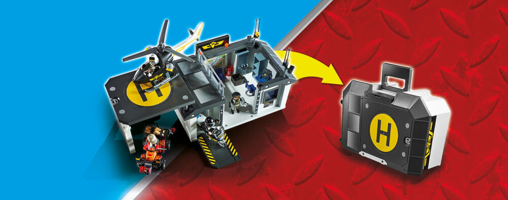 PLAYMOBIL 70338 Große Mitnehm-SEK-Zentrale