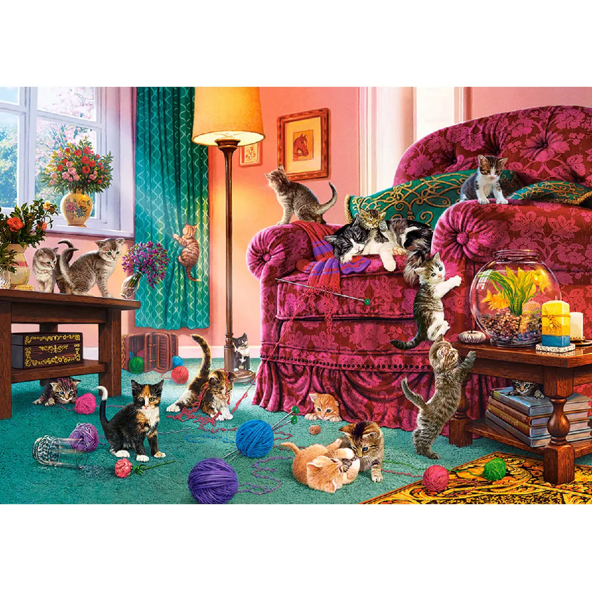 Puzzle Chatons Coquins 500 pcs - Castorland