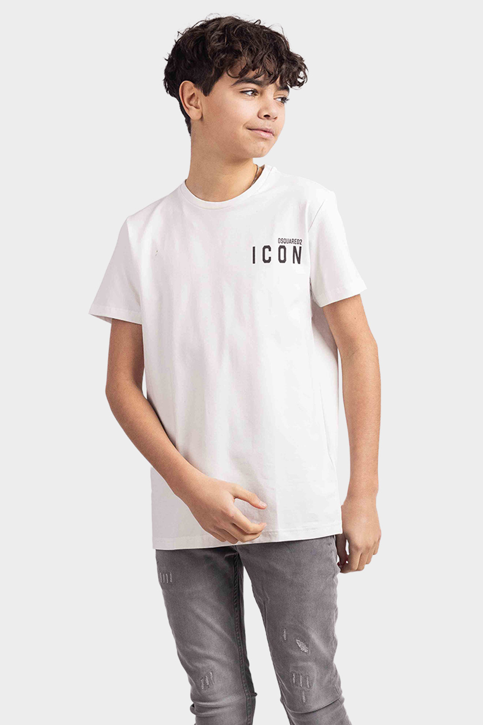 Dsquared2 Icon Maglietta T-Shirt Kids Wit