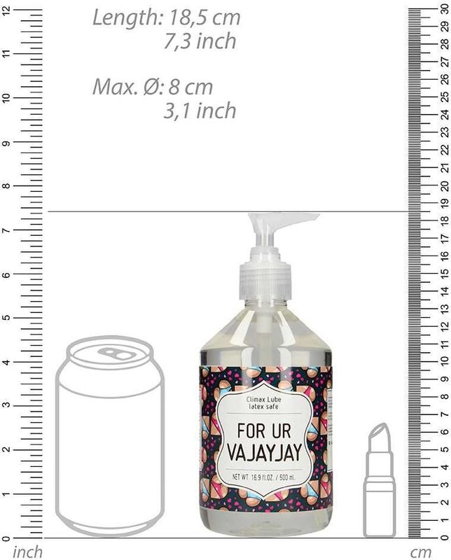 Climax Glijmiddel - FOR UR VAJAYJAY - 500 ml