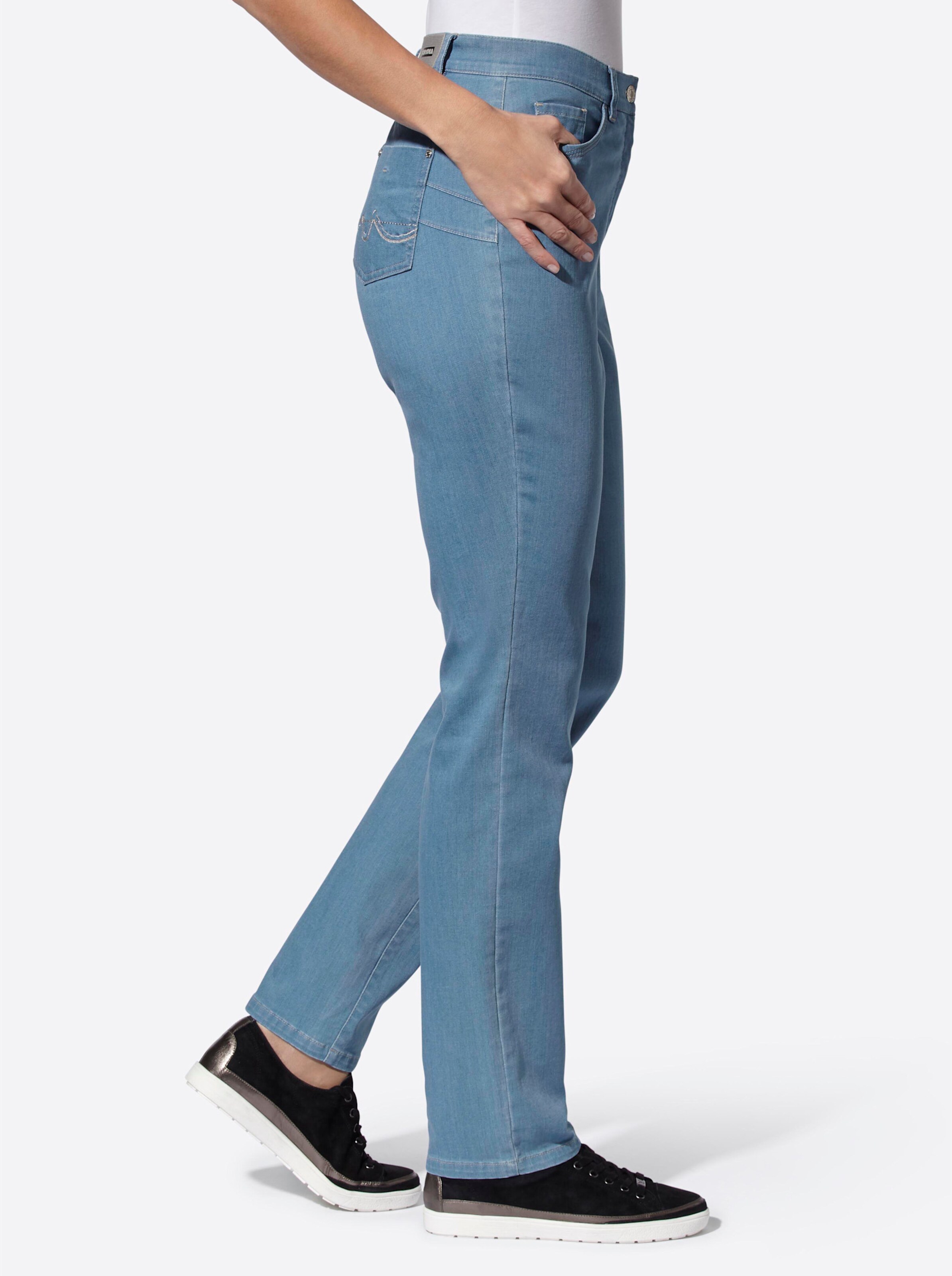 Cosma Jeans in blue-bleached