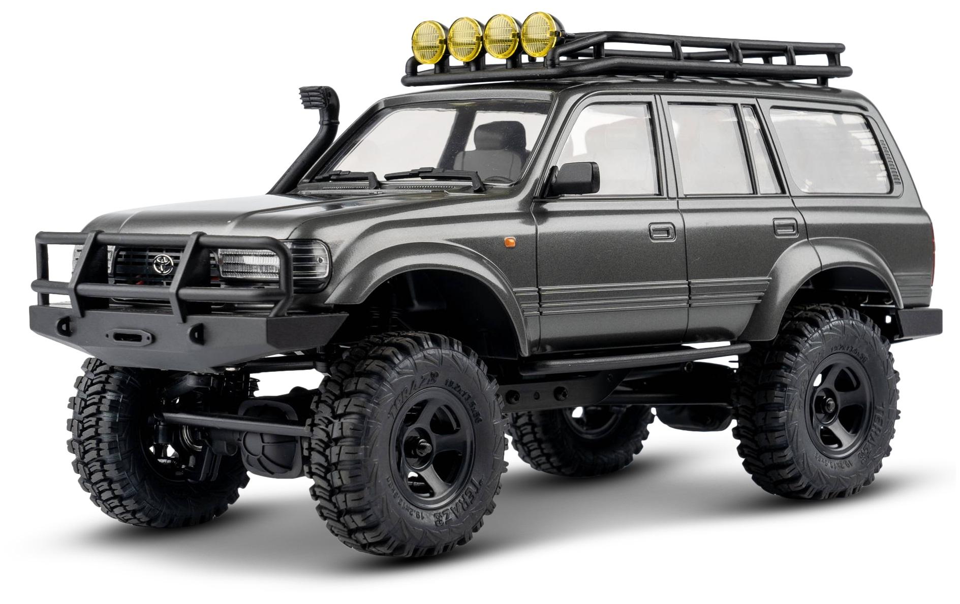 Scale Crawler Toyota Land Cruiser LC80 RTR, 1:18<br>Originalgetreuer Mini-Scaler mit offiziell lizenzierter Toyota LC80 Land Cruiser Karosserie