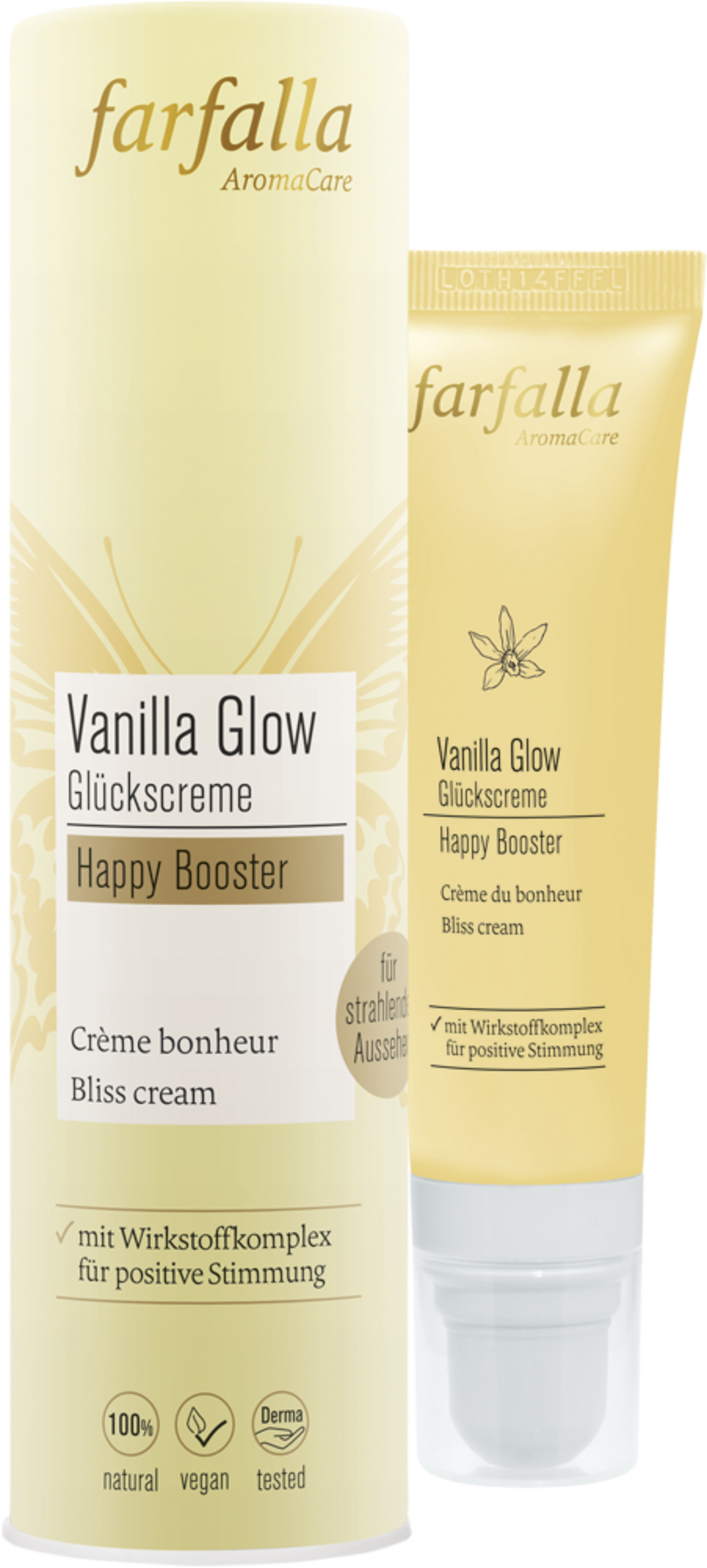 farfalla  Vanilla Glow Glückscreme, 30 ml