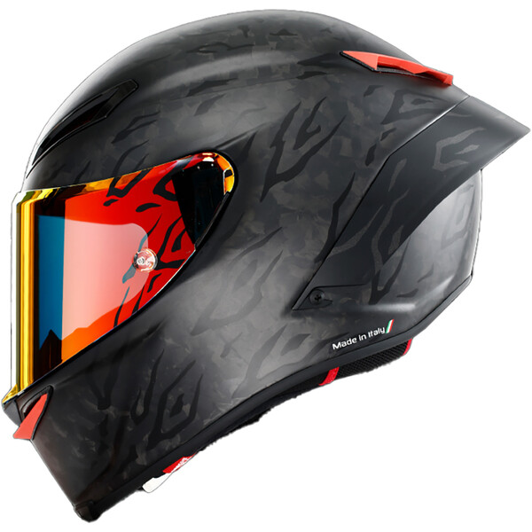 AGV - Casque Pista GP RR Pantera Carbone / Rouge