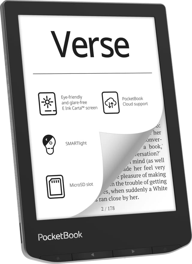 PocketBook Verse e-bogslæser 8GB (Mist Grey)