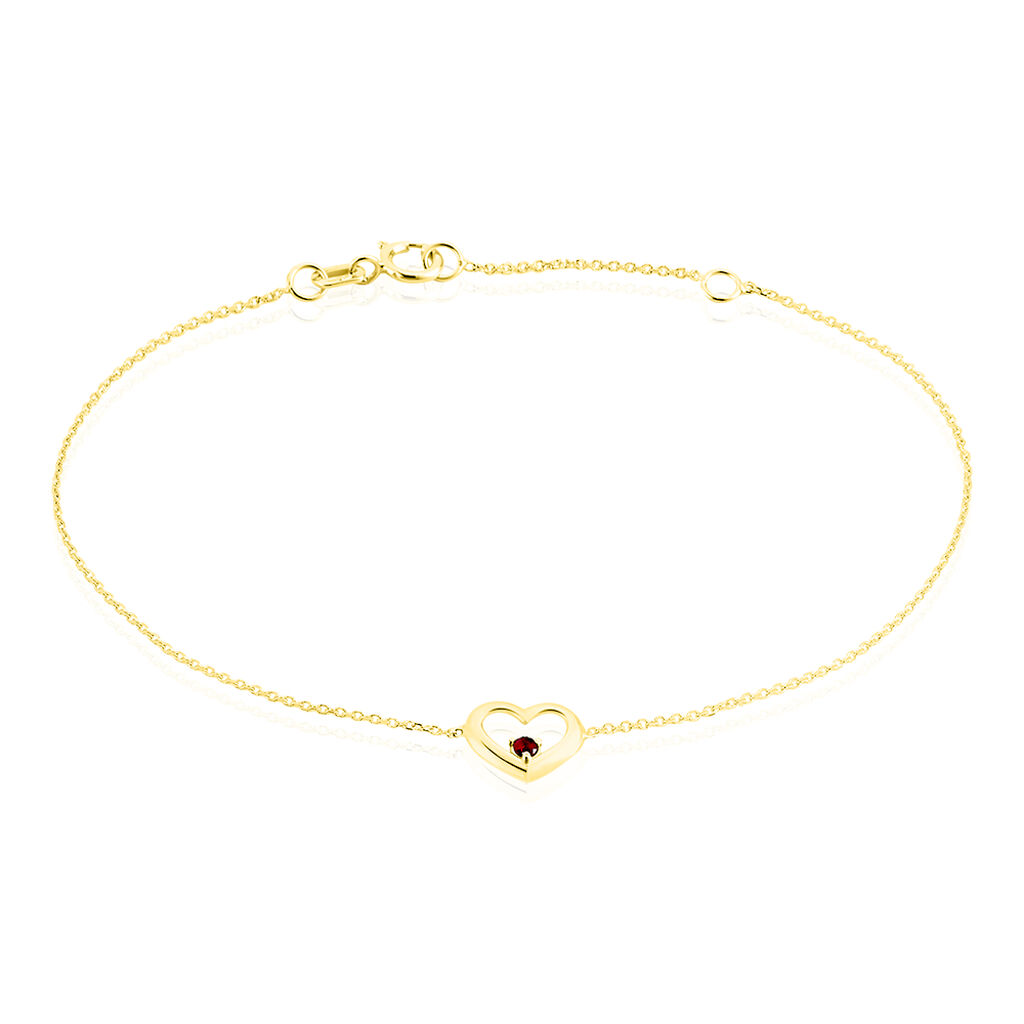 Bracelet Martella Or Jaune Rubis