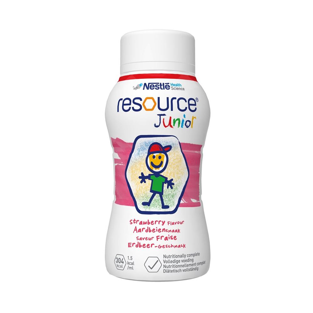 RESOURCE Junior liq Erdbeer Fl 200 ml