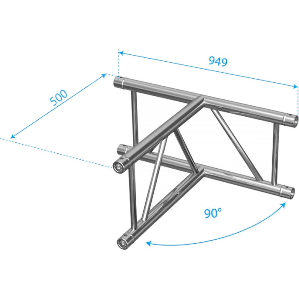 NEXT Truss NH32-T-V 3-weg T-deel verticaal